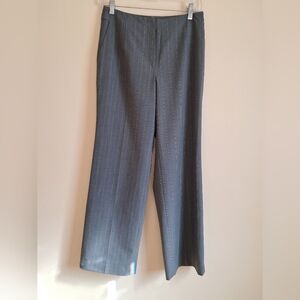 Ladies Talbots Gray with Pink Pinstripe Trousers, Fully Lined Size 4
